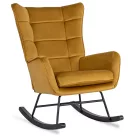 JACKSON Mustár Bársony Hintaszék