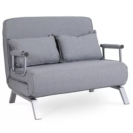 BART 2 szürke kétszemélyes dönthető fotel