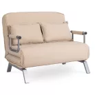 BART 2 bézs kétszemélyes dönthető fotel