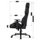 NEXON Forgós Gamer Szék Fekete/Sárga