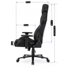 NEXON Forgós Gamer Szék Fekete/Fehér