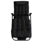 Kerti fotel EDISON Fekete