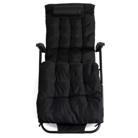 Kerti fotel EDISON Fekete