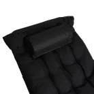 Kerti fotel EDISON Fekete