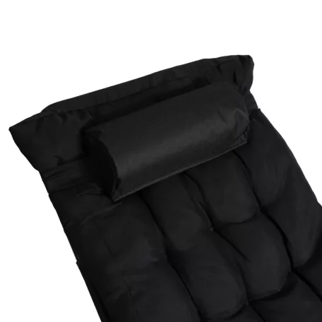 Kerti fotel EDISON Fekete