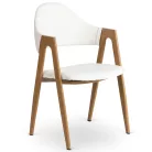 WILLY szék, fehér, műbőr