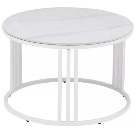 KORIN Fehér Márvány Kerámia Asztal