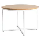 HANTEL asztal, aranytölgy/fehér