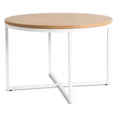 HANTEL asztal, aranytölgy/fehér