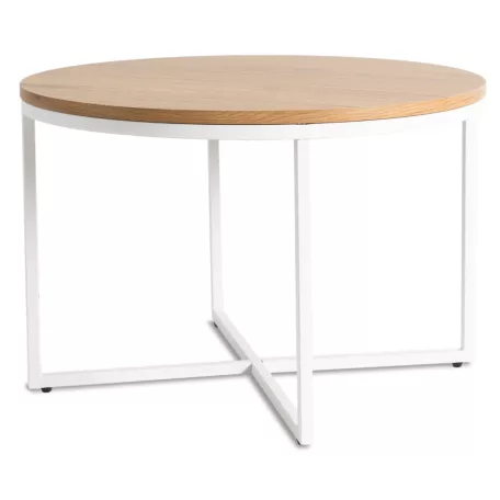 HANTEL asztal, aranytölgy/fehér