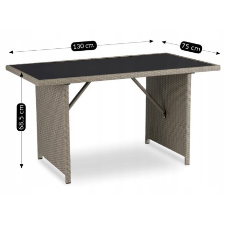 COLORADO bézs kerti bútor szett