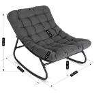 AURORA hintaszék, szürke