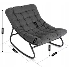 AURORA hintaszék, szürke