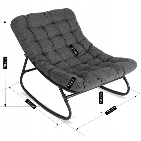 AURORA hintaszék, szürke