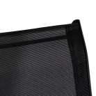 MINNESOTA kerti bútor szett fekete színben