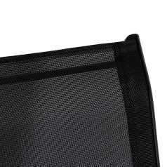 MINNESOTA kerti bútor szett fekete színben