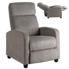 Dönthető fotel DANNY Szürke Sztruksowy