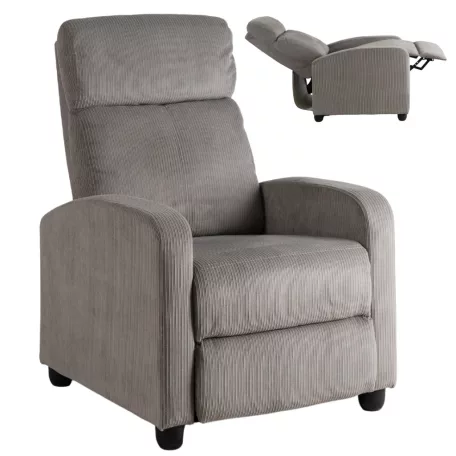 Dönthető fotel DANNY Szürke Sztruksowy