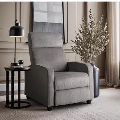 Dönthető fotel DANNY Szürke Sztruksowy