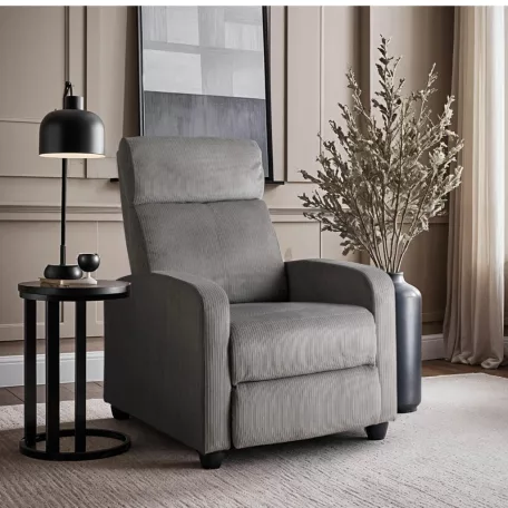 Dönthető fotel DANNY Szürke Sztruksowy