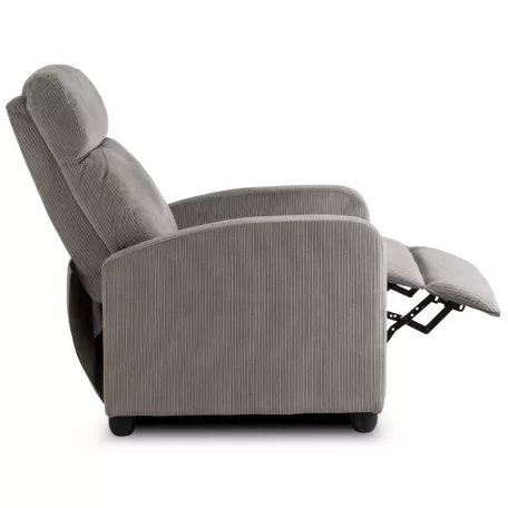 Dönthető fotel DANNY Szürke Sztruksowy