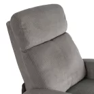 Dönthető fotel DANNY Szürke Sztruksowy