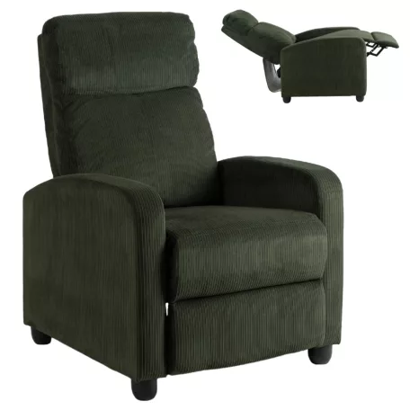 Dönthető fotel DANNY Zöld Sztruksowy