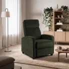 Dönthető fotel DANNY Zöld Sztruksowy