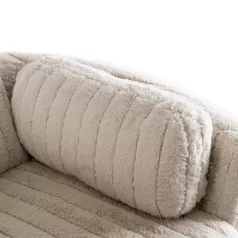 RAUL Dönthető Fotel Bézs Plüss Szövetből