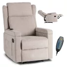 SEBASTIAN dönthető masszázsfotel bézs szövettel