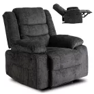 ARTURO fekete bársony dönthető fotel