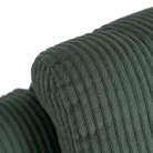 BOX zöld kordbársony dönthető masszázsfotel