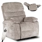 BRUCE Dönthető Masszázsfotel Ringató Funkcióval, Bézs Bársony