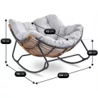 ELTON hintaszék szürke