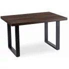 TOMAS Kihúzható asztal 130-230 cm Dió/Fekete