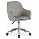 TOM szürke bársony forgószék
