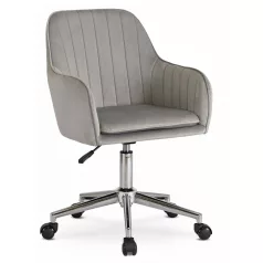 TOM szürke bársony forgószék