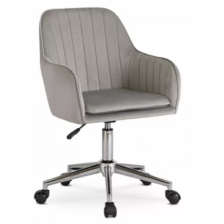 TOM szürke bársony forgószék