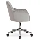 TOM szürke bársony forgószék