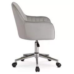 TOM szürke bársony forgószék