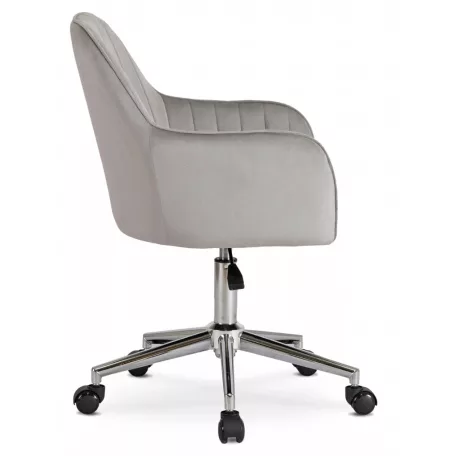 TOM szürke bársony forgószék