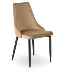 BARI bézs bársony szék