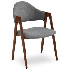 RUIZ szék szürke/diófa