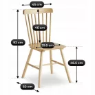 GARTON Fa Szék Aranytölgy