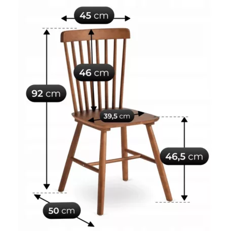 GARTON Diófa Fa Szék