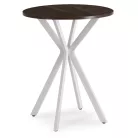 LAUREN asztal 60 cm Dió/Fehér