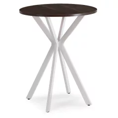 LAUREN asztal 60 cm Dió/Fehér