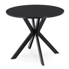 LAUREN asztal 80 cm fekete