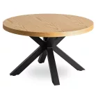 LINCOLN asztal, aranytölgy/fekete