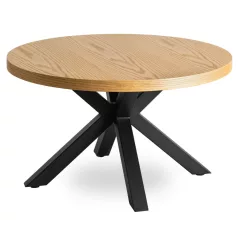 LINCOLN asztal, aranytölgy/fekete